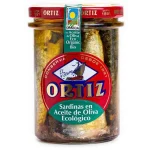 Sardinas oliva cristal Ortiz 190g