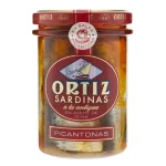 Sardinas picantonas Ortiz cristal 190g