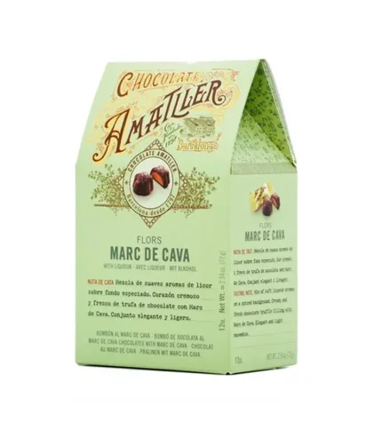 Chocolate Amatller Estuche Flors Marc De Cava 12U.