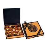 Estuche Cuero Oro Madera 230G