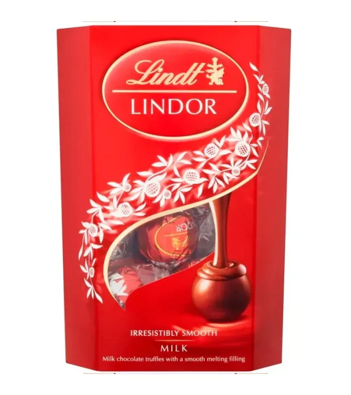 lindt bombón leche caja 200 gr.