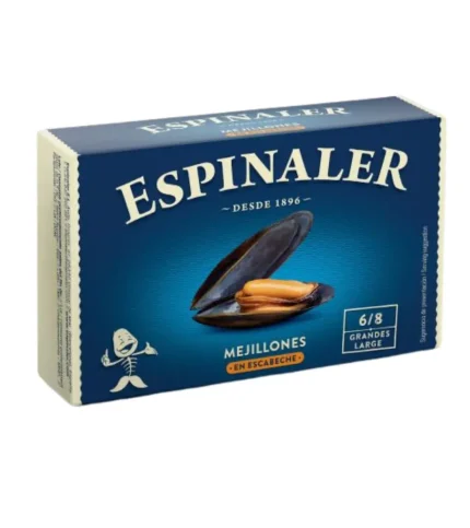 Mejillones Escabeche Espinaler Premium 6/8