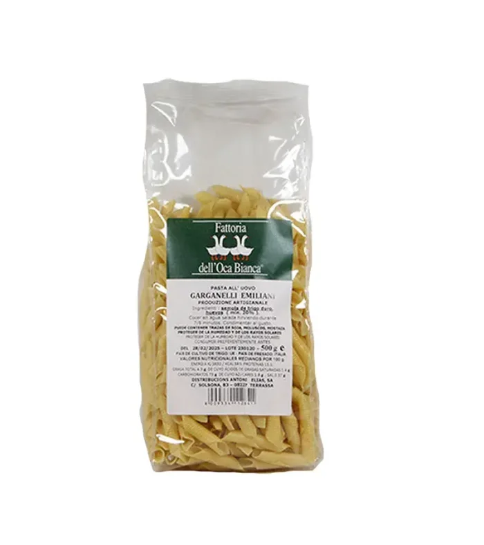 garganelli emiliani oca bianca 500gr