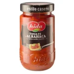 Salsa tomate y albahaca estilo casero hida 350 g.