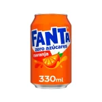 Fanta Naranja Zero Lata 33Cl.