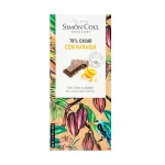 Simon Coll 70% Cacao Con Naranja Tableta 85g.