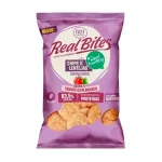 Real Bites Chips De Lentejas Tomate y Albahaca 80g.