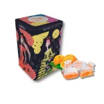 Milhojas rellenas de naranja lata luminaria moda flamenca obrador real 210g
