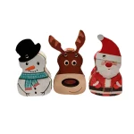 Lata muñeco de nieve o papa noel o reno 55g.